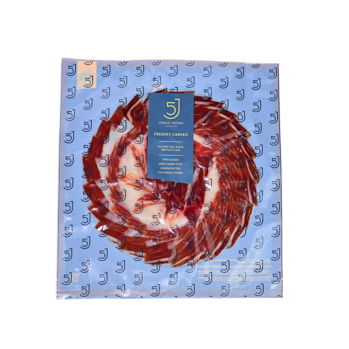Cinco Jotas Acorn-Fed 100% Ibérico Ham Bellota Hand-Carved By ARC 100g