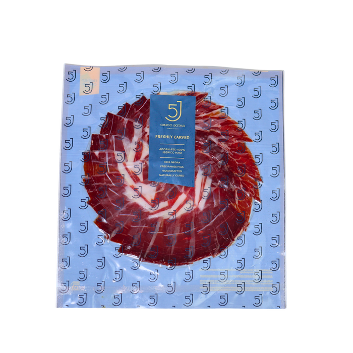 Cinco Jotas Acorn-Fed 100% Ibérico Ham Bellota Hand-Carved By ARC 100g