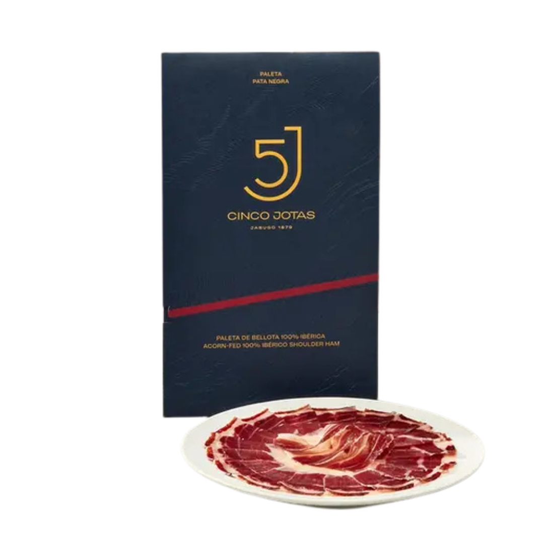 Cinco Jotas Acorn-Fed 100% Ibérico Shoulder Ham Hand-Carved 70g