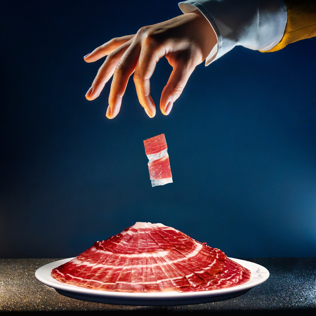 Cinco Jotas Acorn-Fed 100% Ibérico Ham Bellota Hand-Carved By ARC 100g - ARC IBERICO IMPORTS