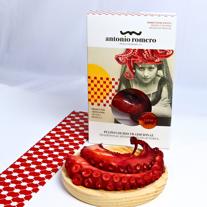 ANTONIO ROMERO Boiled Octopus 2 legs 250g - ARC IBERICO IMPORTS