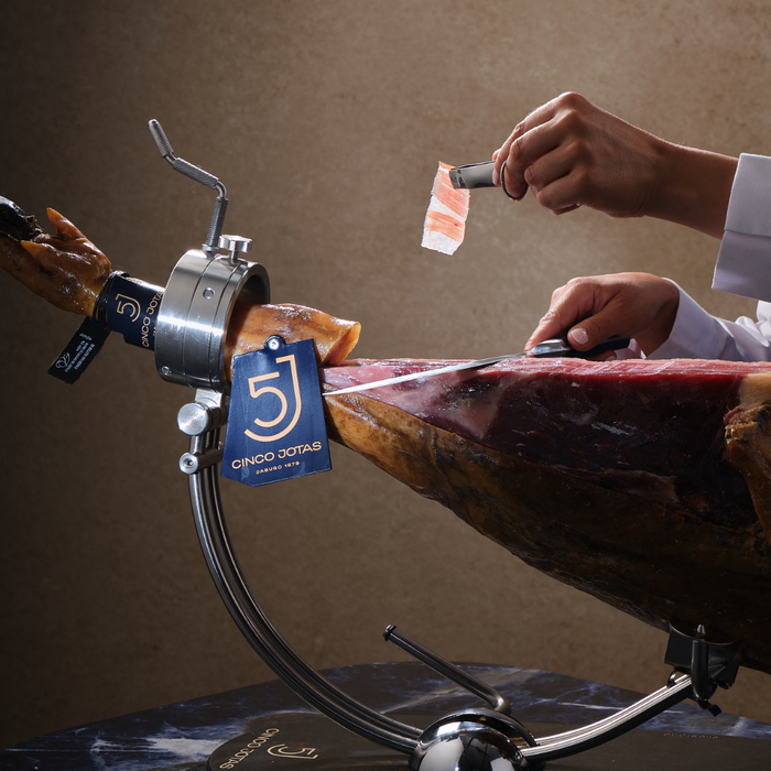 Cinco Jotas Acorn-Fed 100% Ibérico Shoulder Ham Hand-Carved 70g - ARC IBERICO IMPORTS