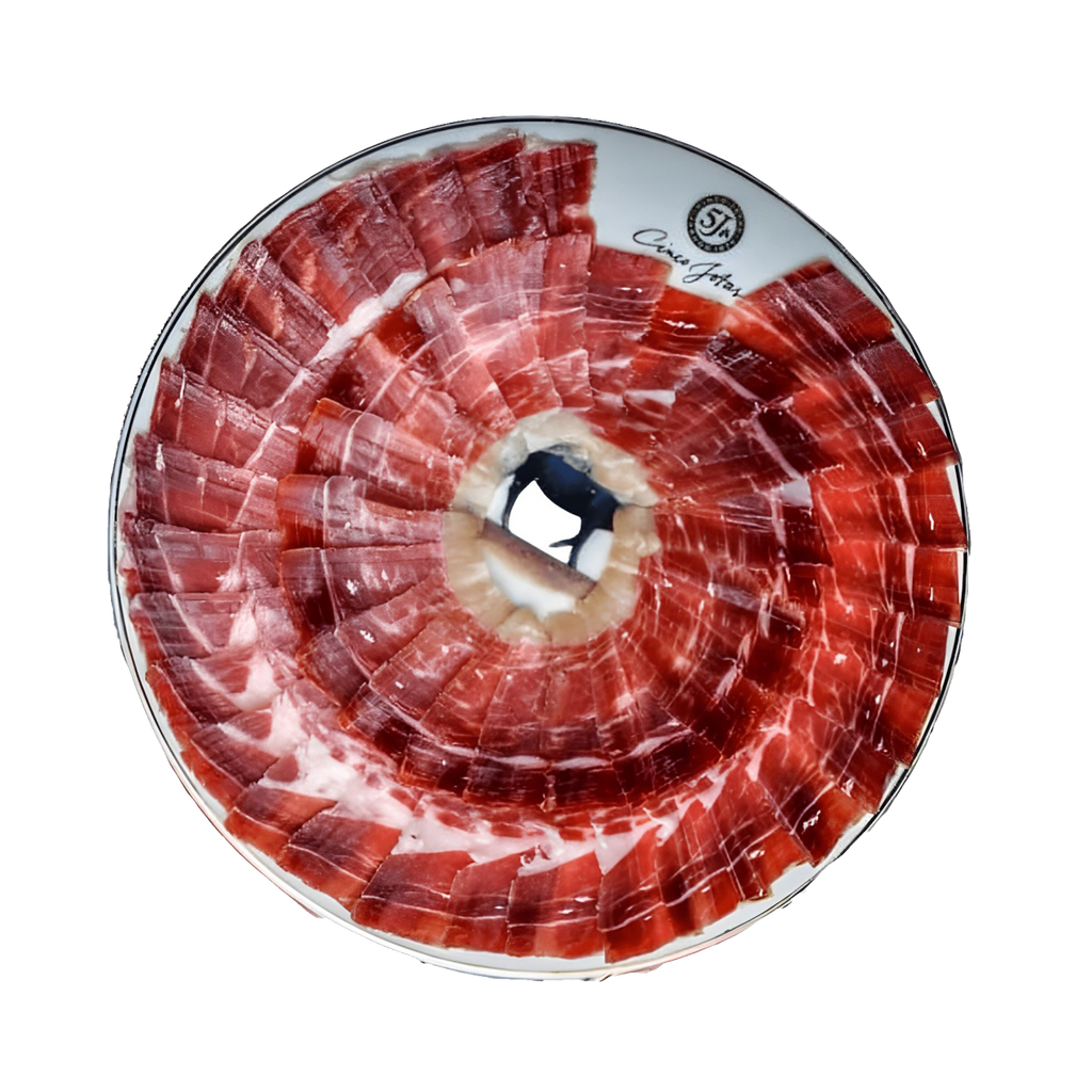 Cinco Jotas Acorn-Fed 100% Ibérico Ham Bellota Hand-Carved By ARC 100g