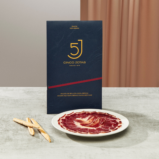 Cinco Jotas Acorn-Fed 100% Ibérico Shoulder Ham Hand-Carved 70g - ARC IBERICO IMPORTS