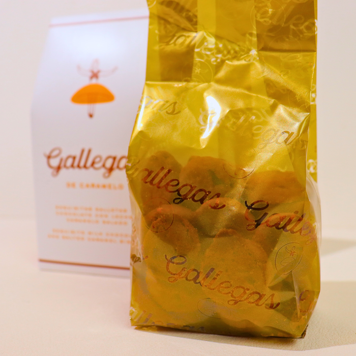 GALLEGAS DE CARAMELO Milk Chocolate & Salted Caramel Biscuits 165 g