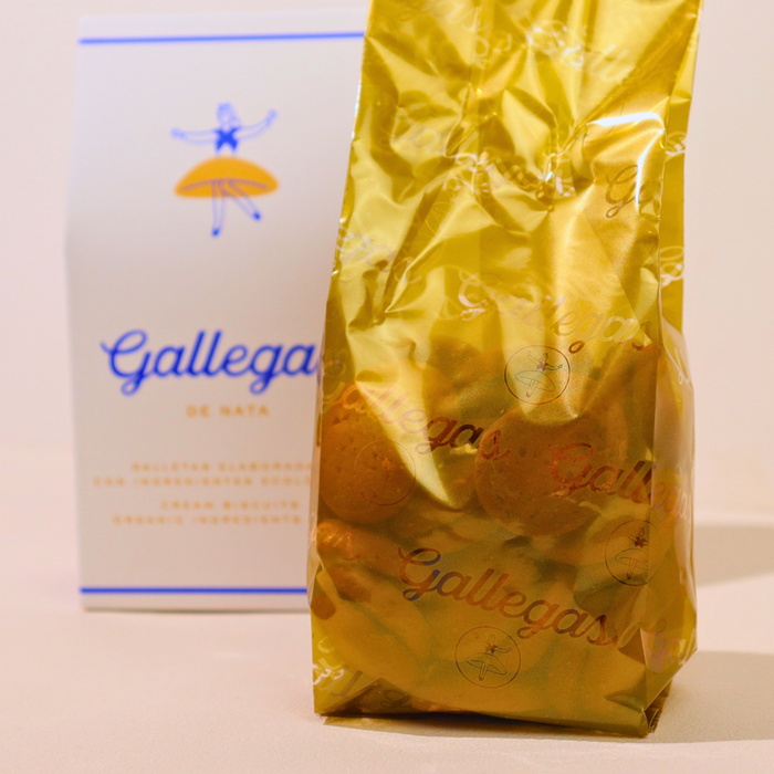GALLEGAS DE NATA Organic Galician Cream Biscuits 165 g