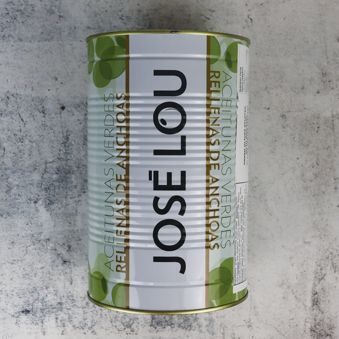 José Lou Manzanilla Olives Stuffed with Anchovies 2kg — ARC
