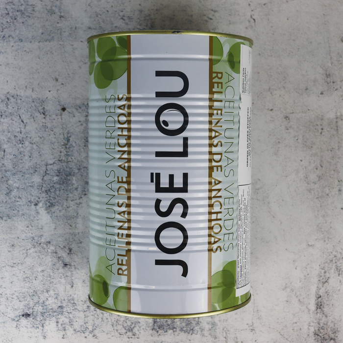 José Lou Manzanilla Olives Stuffed with Anchovies 2kg — ARC José Lou Manzanilla Olives Stuffed with Anchovies 2kg — ARC