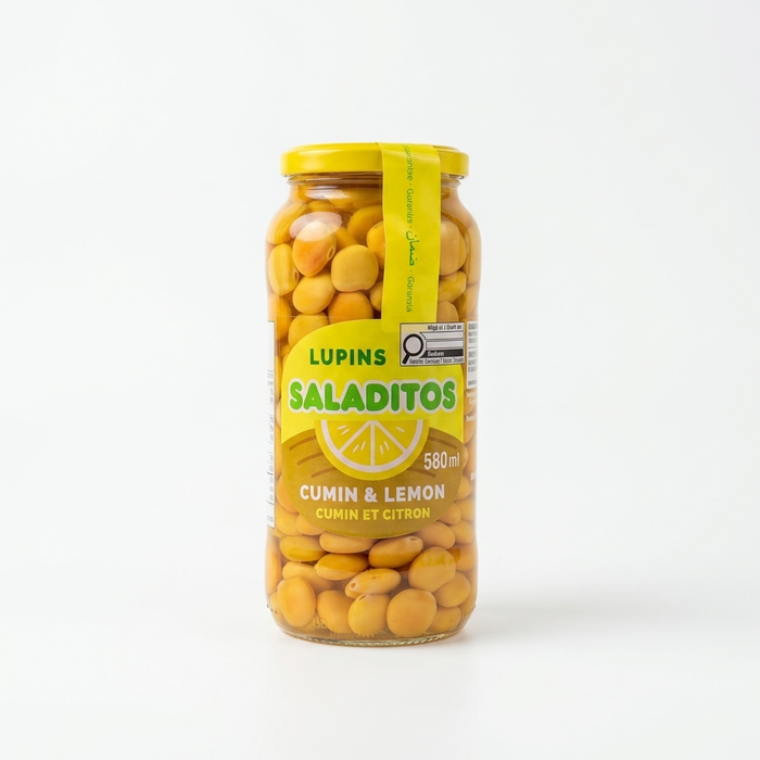 Saladitos Cumin & Lemon Lupin Beans 580 mL