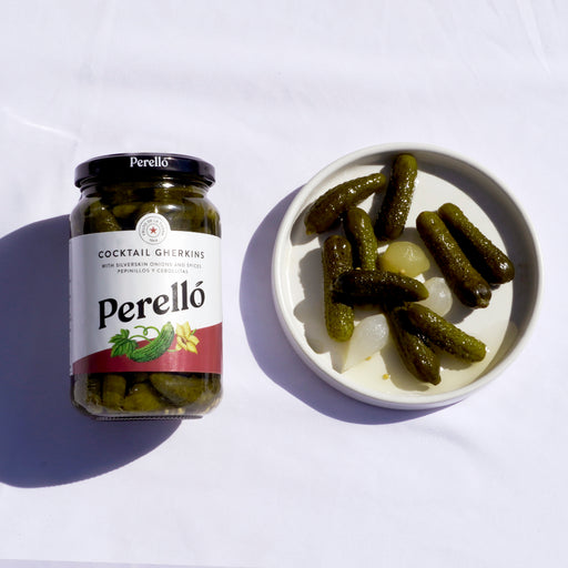 Perelló Cocktail Gherkins 190g - ARC IBERICO IMPORTS