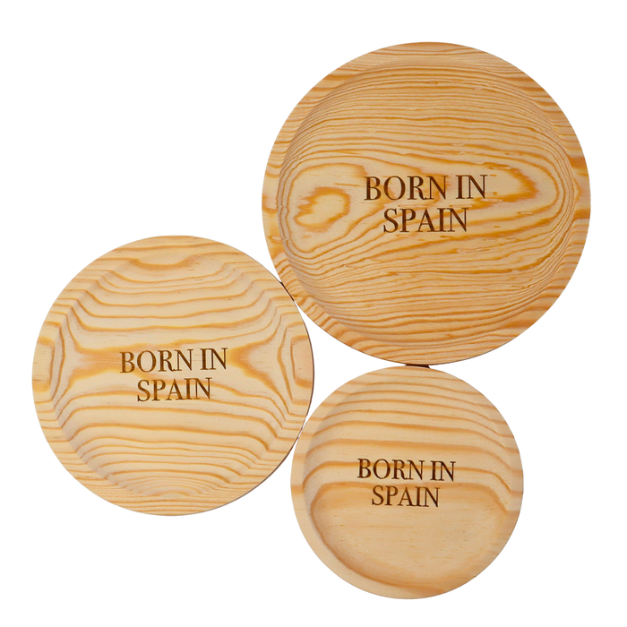 BORN IN SPAIN "Plato de Pulpo" Octopus Special Wooden Plate (various sizes)