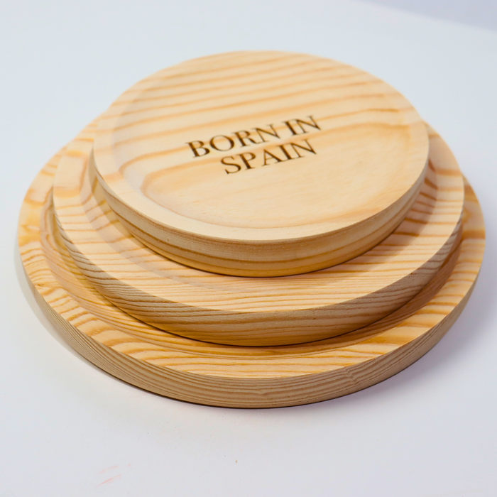 BORN IN SPAIN "Plato de Pulpo" Octopus Special Wooden Plate (various sizes)