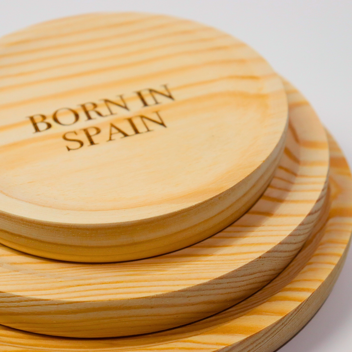 BORN IN SPAIN "Plato de Pulpo" Octopus Special Wooden Plate (various sizes)