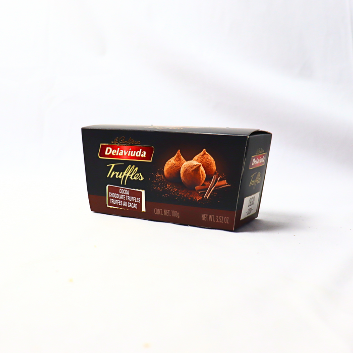 Delaviuda "Trufas al cacao" Chocolate Truffles 100g