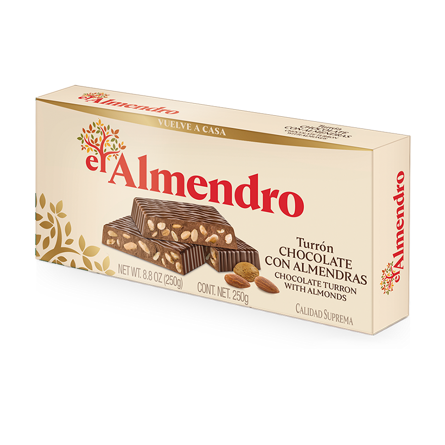 El Almendro Turron Chocolate with Almonds - ARC IBERICO IMPORTS