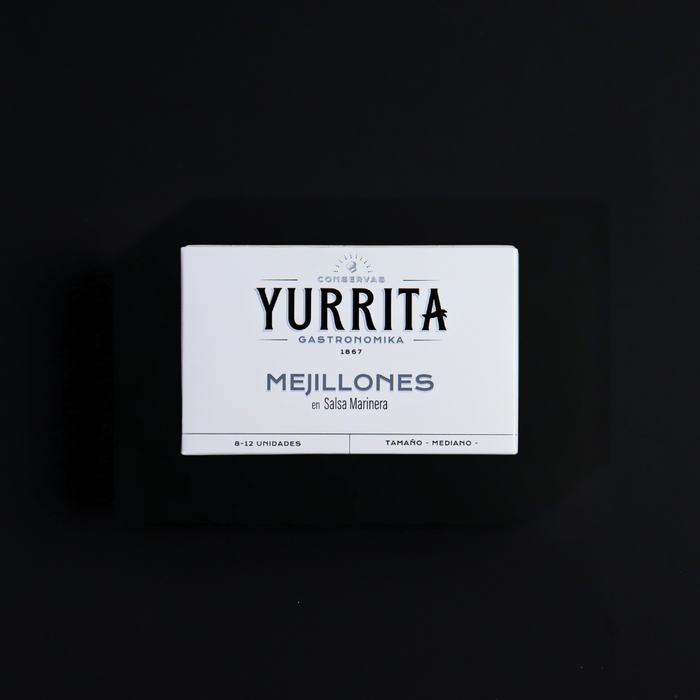 Yurrita "Mejillones Salsa Marinera" Mussles In Seafood Sauce 8/12 111g - ARC IBERICO IMPORTS