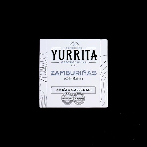 Yurrita "Zamburiñas en Salsa Marinera" Baby Scallops In Seafood Sauce 111g - ARC IBERICO IMPORTS