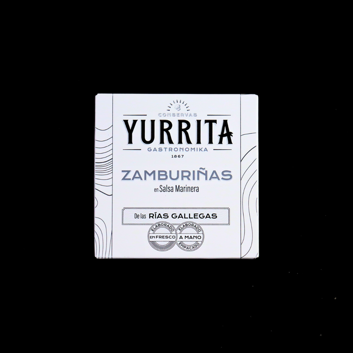 Yurrita "Zamburiñas en Salsa Marinera" Baby Scallops In Seafood Sauce 111g - ARC IBERICO IMPORTS