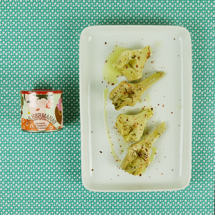 Las Hermanas Hot Smoked Peppers Flakes - ARC IBERICO IMPORTS