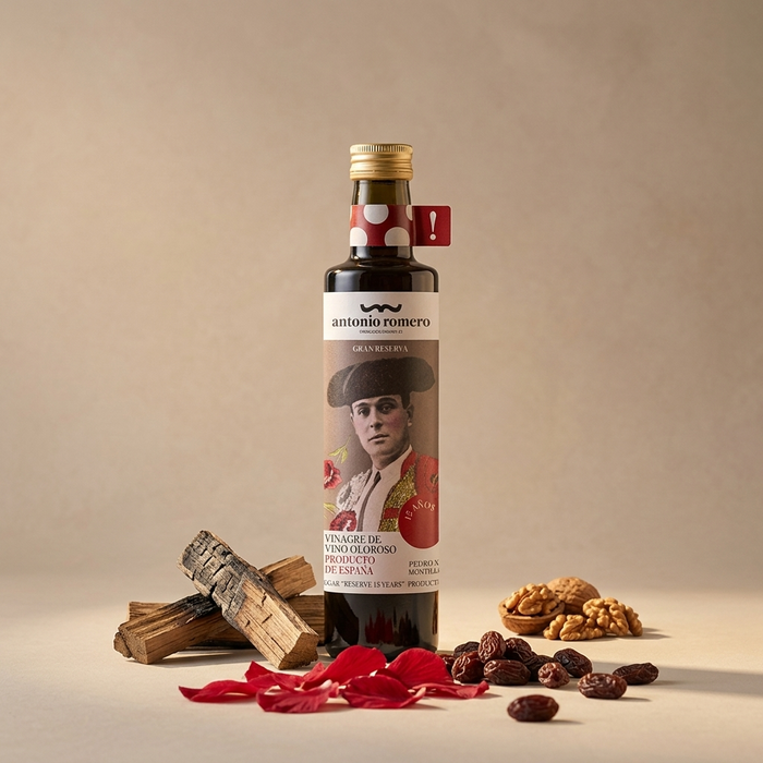 ANTONIO ROMERO Gran Reserve Wine Pedro Ximenez Vinegar 15 Years Aged 250 ml