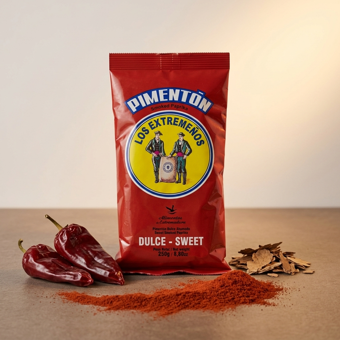 “Pimentón Dulce” Los Extremeños Smoked Sweet Paprika 250g