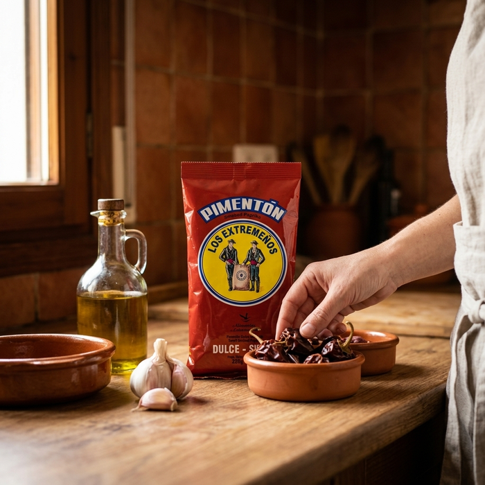 “Pimentón Dulce” Los Extremeños Smoked Sweet Paprika 250g