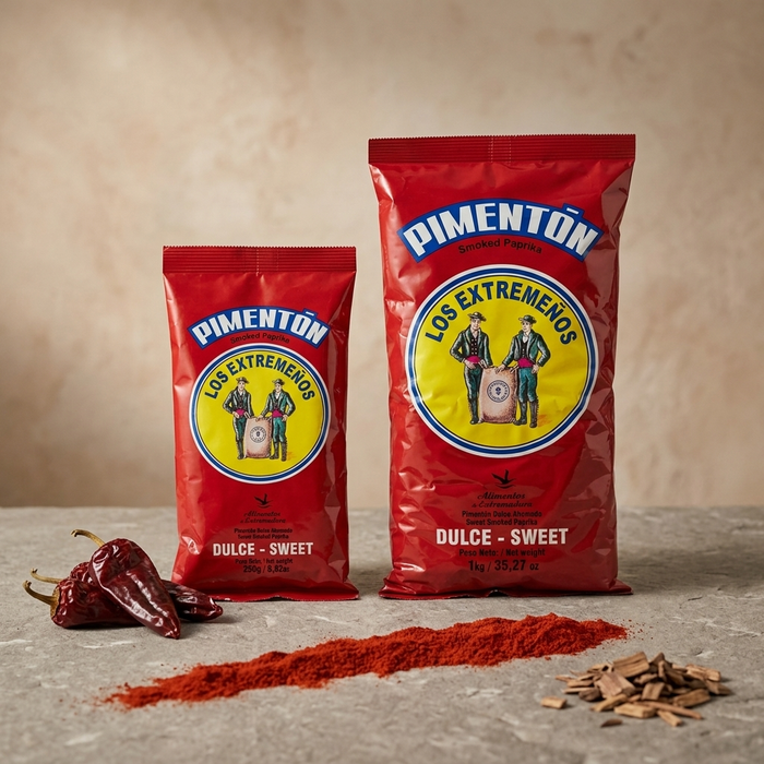 “Pimentón Dulce” Los Extremeños Smoked Sweet Paprika 250g
