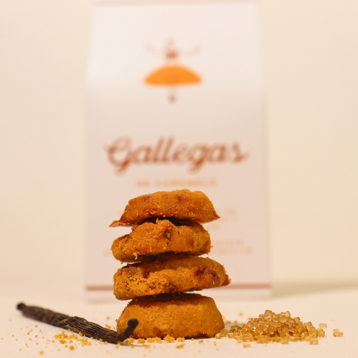 GALLEGAS DE CARAMELO Milk Chocolate & Salted Caramel Biscuits 165 g