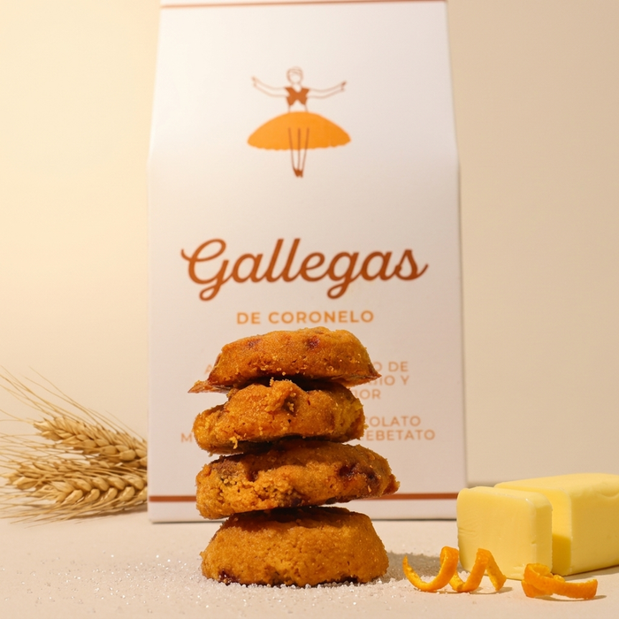 GALLEGAS DE CARAMELO Milk Chocolate & Salted Caramel Biscuits 165 g
