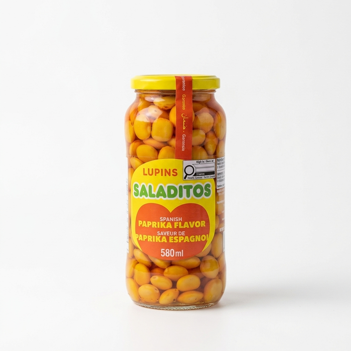 Saladitos Spanish Paprika Lupin Beans 580 mL