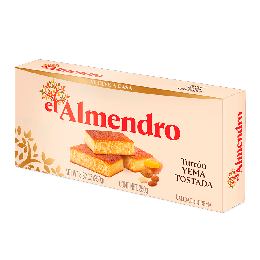 EL ALMENDRO TURRON YEMA TOSTADA/ TOASTED EGG YOLK TURRON - ARC IBERICO IMPORTS