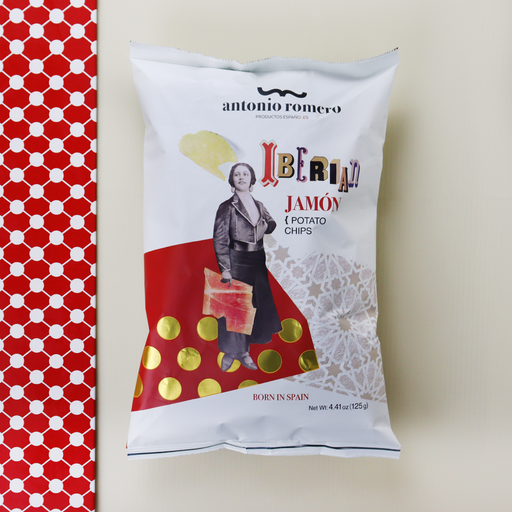 ANTONIO ROMERO Ibérico Ham Flavour Potato Chips - ARC IBERICO IMPORTS