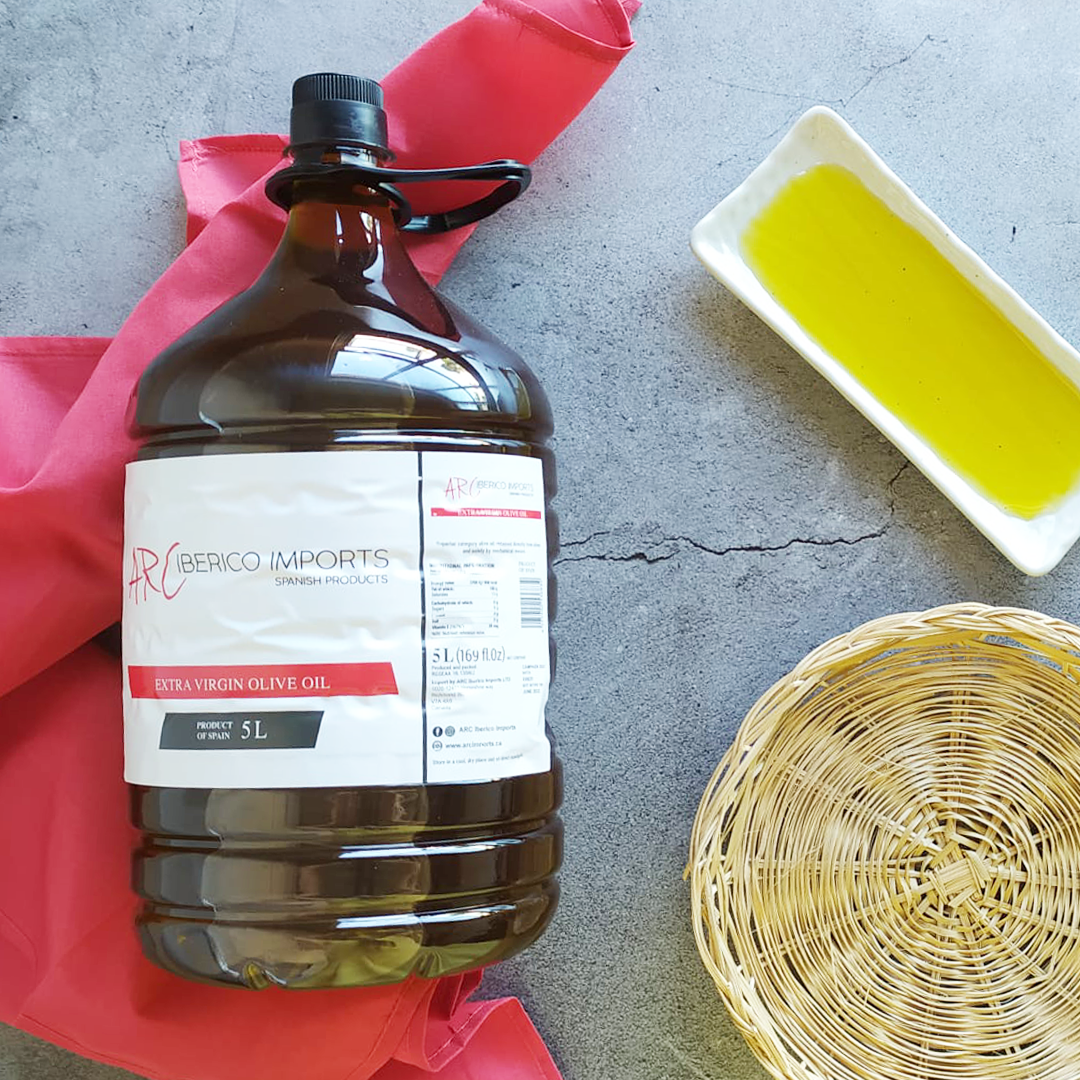 EVOO ARC VIRGIN EXTRA OLIVE OIL 5L - ARC IBERICO IMPORTS